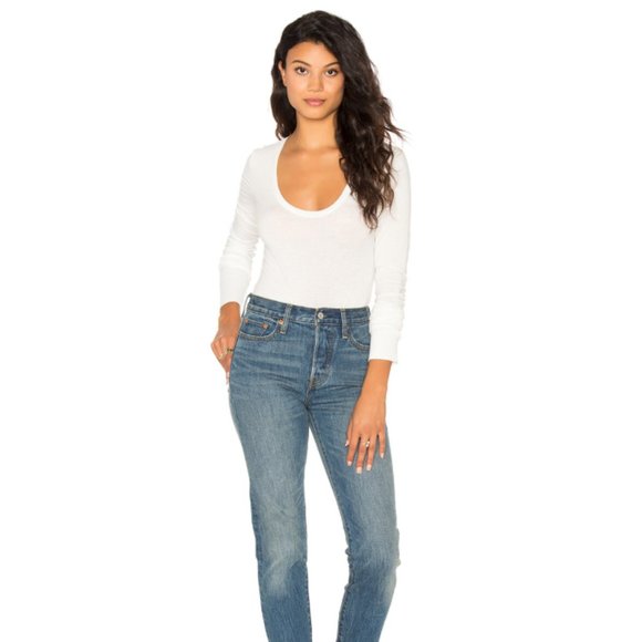 FREE PEOPLE Easy Peasy White Bodysuit - Picture 6 of 9